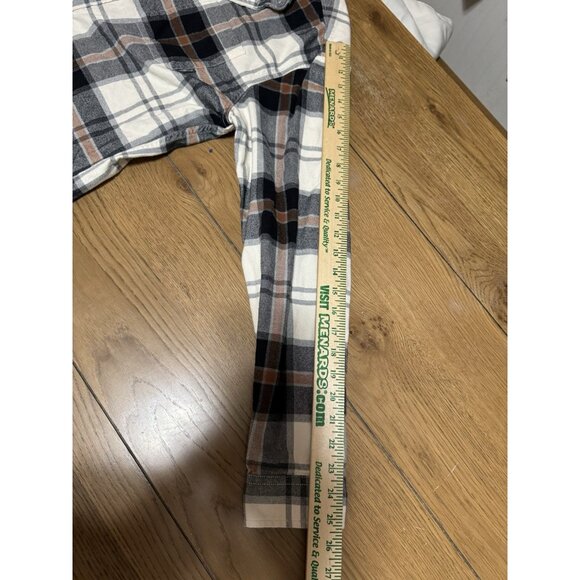 Eddie Bauer Flannel Shirt Men Sz Large Plaid Button Up Classic Fit Preppy Cotton - Picture 16 of 16